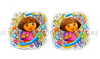 40mm, Dora the Explorer Resins, Planar Resins, Dora, Cartoon Resins, Flat Back Resins, Hair Bow Centers, Cabochons, Wholesale Resins, 2PCS