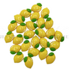 20mm, Tiny Fruit Resins, 3D Resins, Lemon Resins, Flatbacks, Cabochons, Craft Embellishments, 5PCS