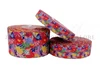 Abstract Ribbon, Bold Floral,  Artsy, Tropical, Fiesta Bloom, Grosgrain, Hair Bow Ribbon, Wholesale, PER YARD
