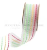 1.5", Spring Market, Sheer Ribbon, Transparent Mesh Webbing, Sheer Trim, Hair Bow Ribbon, Chiffon Ribbon, PER YARD