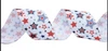 40mm(1.6''), Patriotic Ribbon, Embossing Edge, Fine Linen Ribbon, Stars and Stripes, FOJ, Stars, Hair Bow Ribbon, 4-1/2 - 5 YARD ROLL