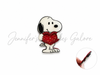 3x2", Snoopy Shakers, Charlie Brown Shaker Pattern, Red Heart, Cartoon Resins, Layered Flat Back Resins, Cabochon, Die Cut Resins, Bow Embellishments, DIY Badge Reel Accessories, 1PC