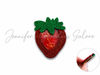 2x1.5", Strawberry Shakers, Fruit Shaker Pattern, Fruit Resins, Strawberries, Layered Flat Back Resins, Cabochon, Die Cut Resins, Bow Embellishments, DIY Badge Reel Accessories, 1PC