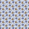 (coast201) 9x12", Military Leather, Coast Guard Synthetic Leather, Custom Printed Leather, Patriotic, Ships, Dog Tags, Faux Leather, Vinyl, Patent, Glitter, Litchi,DIY Hair Bows, 1 Sheet