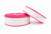 Moonstitch Ribbon, Neon Ribbon, White Ribbon, PASSION FRUIT Stitched Edge, Wholesale, PER YARD