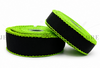 Moonstitch Ribbon, Holiday Ribbon, Halloween Ribbon, Black Ribbon, ACID GREEN Stitched Edge, Wholesale, PER YARD