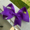 1.5", Scalloped Edge Ribbon, PURPLE, Lace Edge Ribbon, 1 YARD