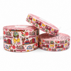 Back to School Ribbon, School, ABC, Pencil, School Supplies, Books, Pink Ribbon, Hair Bow Ribbon, Lanyard Ribbon, Wholesale, PER YARD 
