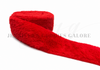 3”, Imitation Fur Ribbon, Faux Fur Ribbon, Red Fur Ribbon, Santa Ribbon, Christmas Ribbon, 1 YARD
