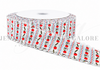 2.5", Linen Ribbon, Scalloped Edge Ribbon, Back to School Ribbon, Lace Edge Ribbon, Hair Bow Ribbon, 1 YARD