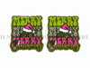 48x50mm, The Grinch Resins, Grinch Resins, Planar Resins, Green Glitter Resins, Christmas Resins, Merry Grinchmas, Embellishments, Resins, Flat Back Resins, Hair Bow Centers, Cabochons, Wholesale Resins, 2PCS 