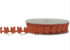 1.5-2cm(0.8'') Fall Embossing Ribbon, Autumn, Leaf, Rick Rack, Ric Rac Ribbon, PER YARD