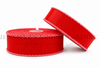 Moonstitch Ribbon, Christmas Ribbon, Red Ribbon, Pink Stitched Edge, Wholesale, PER YARD
