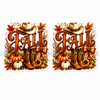 40mm, Fall Resins, Pumpkin Resins, Cowboy Boots Resins, Halloween Resins, Flat Back Resins, Hair Bow Centers, Cabochons, Wholesale Resins, 2PC