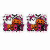 40mm, Pumpkin Resins, Halloween Resins, Spooky, Ghost, Flat Back, Badge Reel Resins, Hair Bow Centers, Cabochons, Wholesale Resins, 2PC (2111)