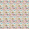 (floralBTS) 9x12", Back to School Synthetic Leather, School Bus, Floral, School Supplies Leather, School Leather, Vinyl, Patent Leather,Key FOB Leather, DIY Hair Bows, 1 Sheet 
