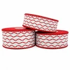 Christmas Ribbon, Moonstitch, Cupcake Ribbon, Cake Stripes, Red Stitch, Hair Bow Ribbon, Wholesale Ribbon, PER YARD
