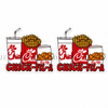 Chick-Fil-A Resins, Food Resins, Planar Resins, Fast Food Resins, Flat Back Resins, Hair Bow Centers, Badge Reel Resins, Cabochons, Resins, Wholesale Resins, 2PCS