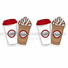 Scooter's Resins, Coffee Resins, Planar Resins, Flat Back Resins, Hair Bow Centers, Badge Reel Resins, Cabochons, Wholesale, 2PCS