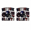 40mm, Football Resins, Planar Resins, New York, Giants, Flat Backs, Embellishments, Badge Reel Resins, Hair Bow Centers, Cabochons, Wholesale Resins, 2PCS