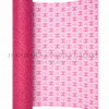 12x53.5", Fashion Designer Leather, Chanel Leather Roll, Double Sided, Hot Pink Glitter, Key FOB Leather, Hair Bow Leather, 1 ROLL