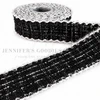 1.5", Tweed Ribbon, Plaid, Moonstitch Ribbon, Black, Hair Bow Ribon, Ribbon for Crafts, Wholesale, PER YARD