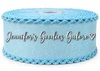 Glitter Ribbon, Moonstitch Ribbon, Satin Ribbon, Light Blue, Hair Bow Ribbon, Per Yard