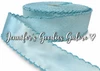Glitter Ribbon, Moonstitch Ribbon, Satin Ribbon, Light Blue, Hair Bow Ribbon, Per Yard