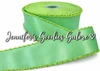 Glitter Ribbon, Moonstitch Ribbon, Satin Ribbon, MINT, Hair Bow Ribbon, Per Yard