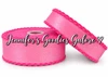 Glitter Ribbon, Moonstitch Ribbon, Satin Ribbon, HOT PINK, Hair Bow Ribbon, Per Yard