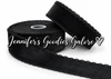 Velvet Moonstitch, BLACK, Moonstitch Ribbon, Velvet Ribbon, Hair Bow Ribbon, PER YARD