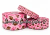 Football Ribbon, Pink Ribbon, Sports Ribbon, Coquette Bows, Lanyard Ribbon, Hair Bow Ribbon, Wholesale Ribbon, PER YARD
