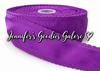 2.5", Scalloped Edge Ribbon, PURPLE, Eyelet Ribbon, Lace Edge Ribbon, Hollow Edge, Hair Bow Ribbon, 1 YARD 