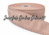 2.5", Scalloped Edge Ribbon, VANILLA, Eyelet Ribbon, Lace Edge Ribbon, Hollow Edge, Hair Bow Ribbon, 1 YARD 