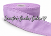 2.5", Scalloped Edge Ribbon, LIGHT ORCHID, Eyelet Ribbon, Lace Edge Ribbon, Hollow Edge, Hair Bow Ribbon, 1 YARD 