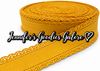 1.5", Scalloped Edge Ribbon, DANDELION, Corduroy Ribbon, Eyelet Ribbon, Lace Edge Ribbon, Hollow Edge, Hair Bow Ribbon, 1 YARD