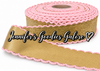 Glitter Ribbon, THIN, Moonstitch Ribbon, GOLD, Pink Stitch, Hair Bow Ribbon, Per Yard