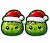 40x39mm, Christmas Resins, Dumpling Resins, Planar Resins, Santa Resins, Embellishments, Flat Back, Hair Bow Centers, Cabochons, Wholesale Resins, 2PCS