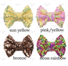 3", Sequin Bows, Bow Applique, NO CLIPS, Bow, Sequin Bow Headband, Large Bows, Bows, Wholesale, Big Bow, Sequin Bow (#6)