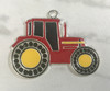 46*36mm, Red Tractor Pendant, Enamel Pendant, Farm Tractor, Tractor Pendant, Tractor Necklace, Chunky Necklace Beads, Wholesale Pendants, (674)
