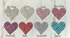 24mm, Rhinestone Heart Buttons, Flat Back Button, Valentine's Buttons, Heart Embellishment, Rhinestone Embellishments, Rhinestone Buttons, 1PC