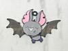 32*50mm, Bat Pendant, Enamel Pendant, Halloween Pendant, US Designer Pendant, I'm Batty for You, Bat Necklace, Halloween Bat, Wholesale Pendants (591)