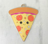 39*48mm, Pizza Pendant, I love Pizza, Enamel Pendant, US Designer Pendant, Food Pendant, Chunky Necklace Beads, Wholesale Pendants (486)
