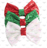 5", X-Large, SEQUIN Bows, Christmas Bows, Sparkle Bow, Large Bows, NO CLIPS, Hair Bows, Glitter Bows, Big Bow, Sequin Bow, Sequin Applique, DIY Hair Bows, Wholesale Bows (#14)