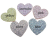 1.8", Glitter Heart Felts, Padded Sequin Felts, Heart Felts, Pink Felt Backs, Heart Appliques, Pink Heart Felts, Valentine Felts, Wholesale Felts, 5PCS