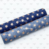 21x29cm (A4), Denim Leather, Gold Stars on Denim Leather, Patriotic Leather, Faux Leather for Making Bows, Faux Leather, July 4th Leather, Synthetic Leather, Wholesale Leather, 1 PC (23)