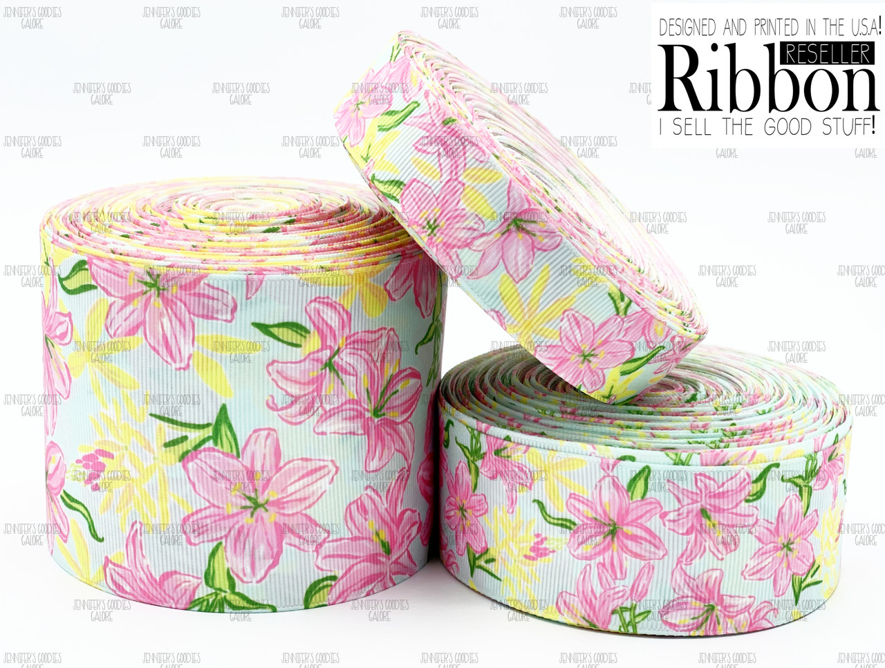 Wholesale Floral Ribbon, Ribbon With Flower Patterns