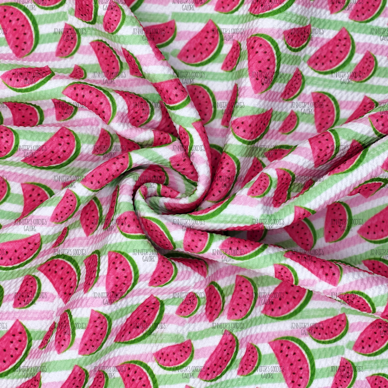 25 yards-Melon w/ Satin Trim Ribbon (3/8, 5/8, 7/8, 1.5 )