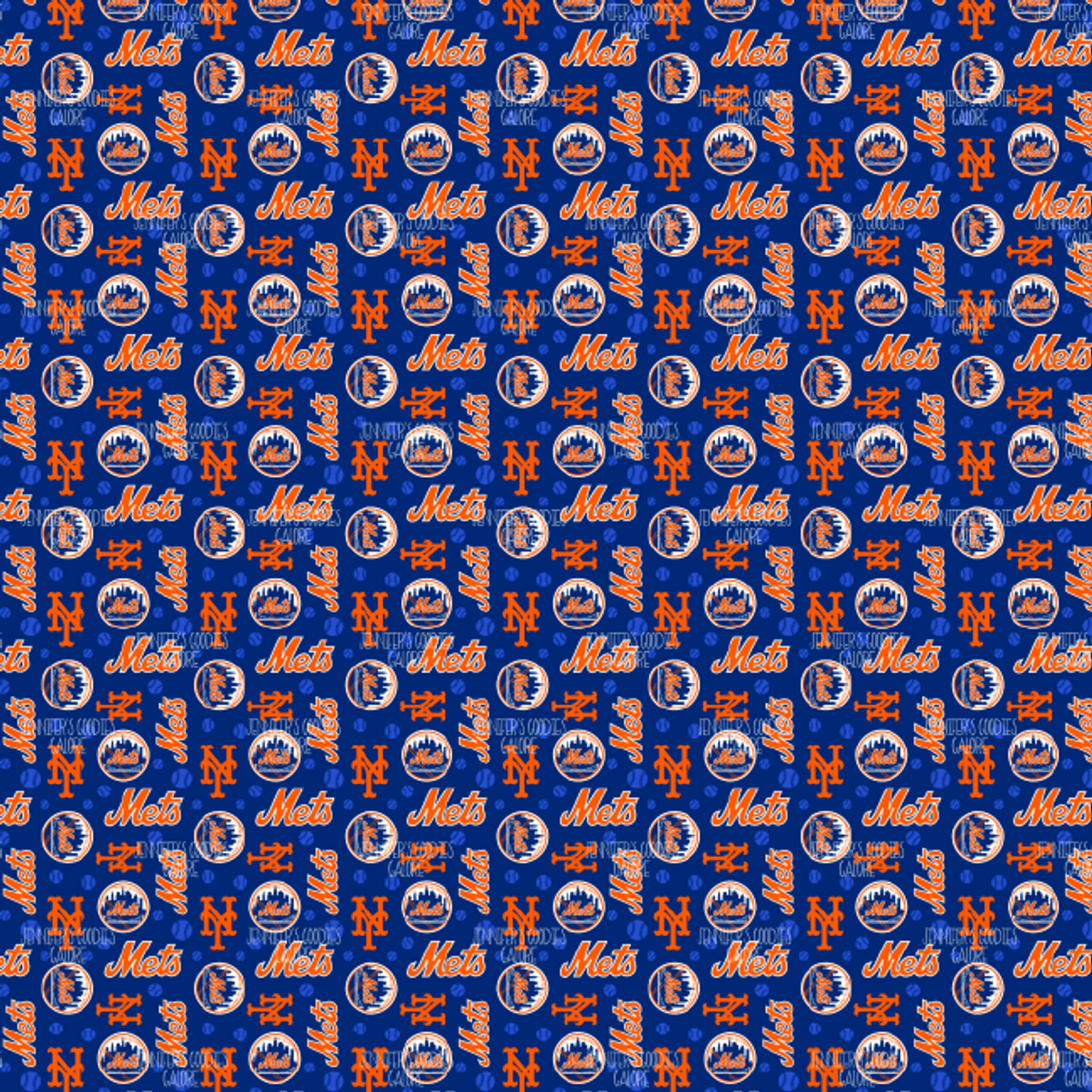 New York Mets MLB Flower Pattern Summer Custom Name & Number