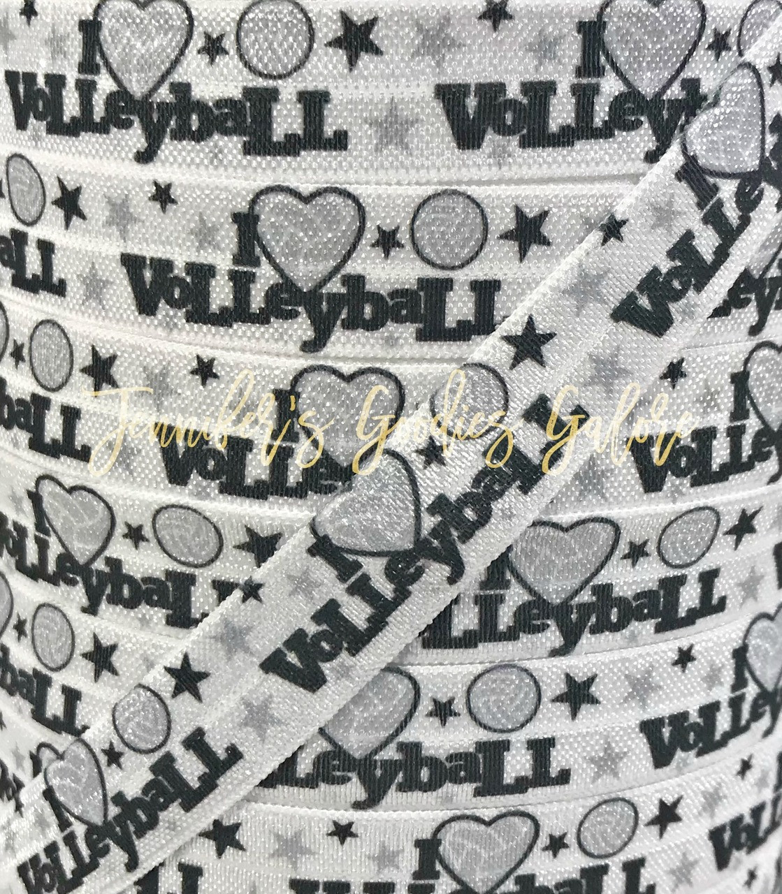5 8 Volleyball Foe Volleyball Elastic Sports Elastic I Love